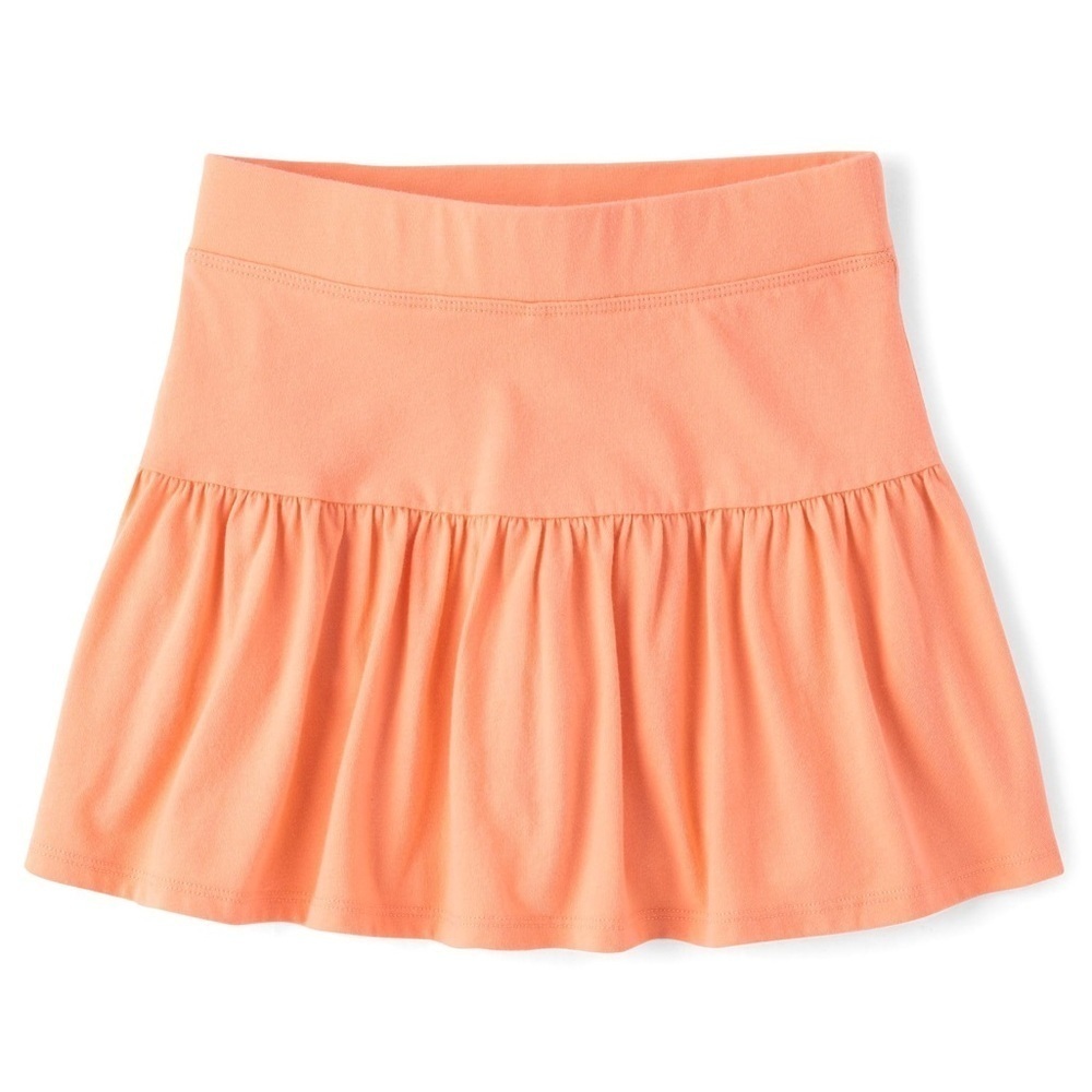 The Children's Place, Girls Pull on Everyday Skorts, Sunfish, Medium NEW